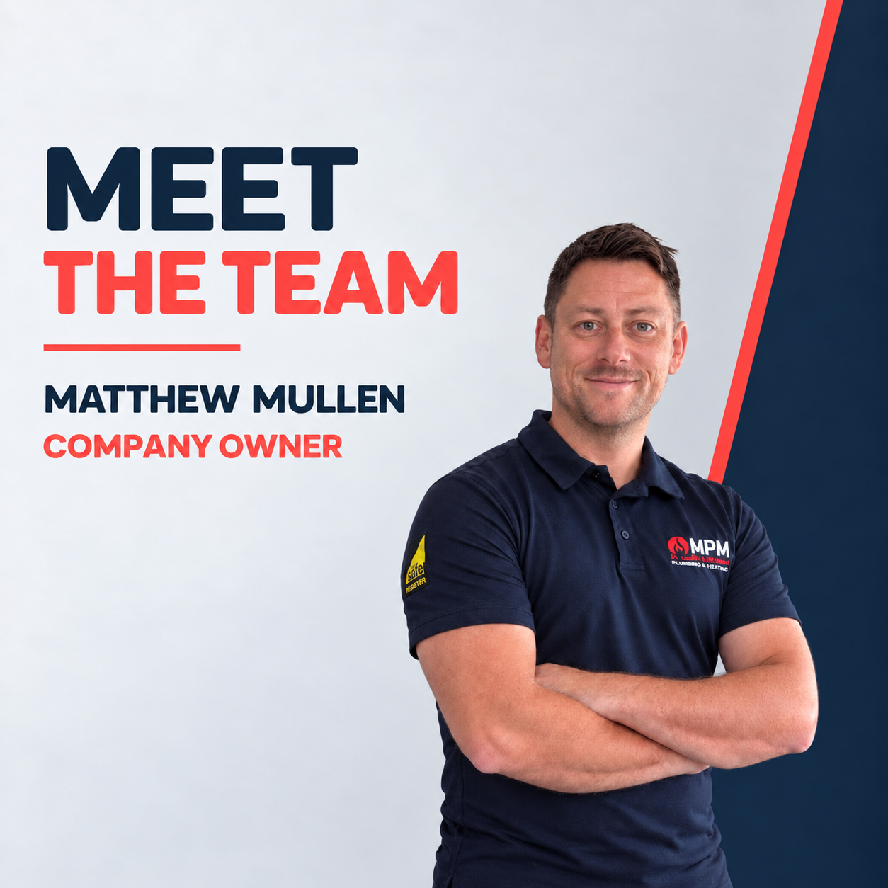 Matthew Mullen, company owner of MPM Plumbing and Heating